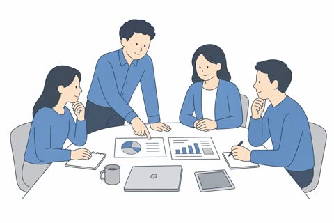 会議する