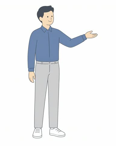 案内する