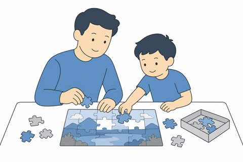 パズルする
