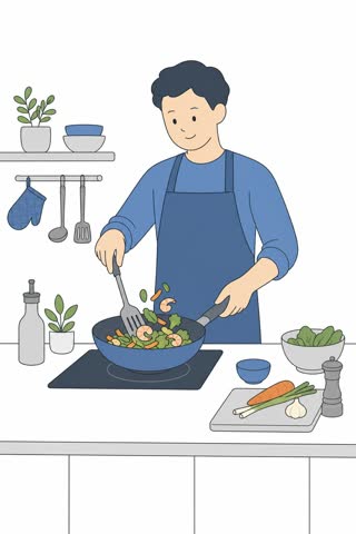 料理する
