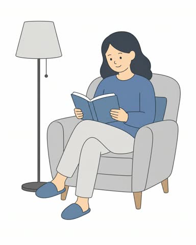 読書する