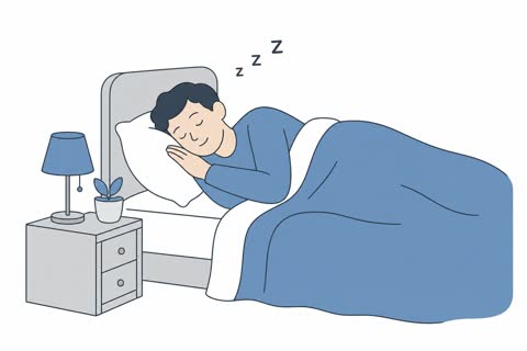 眠る
