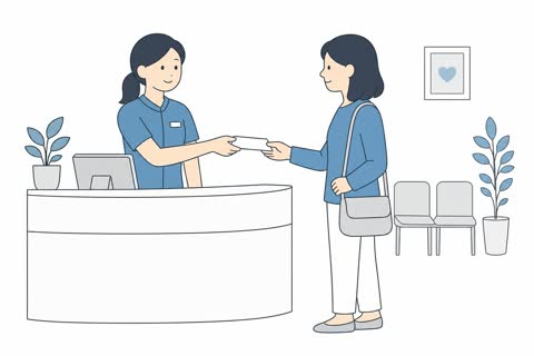 受付する