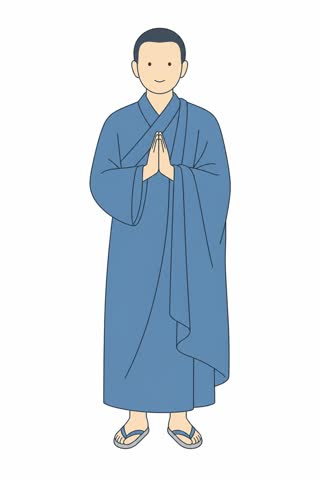 合掌する