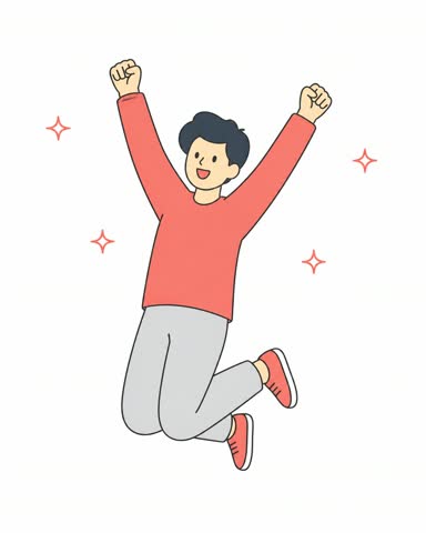 喜ぶ