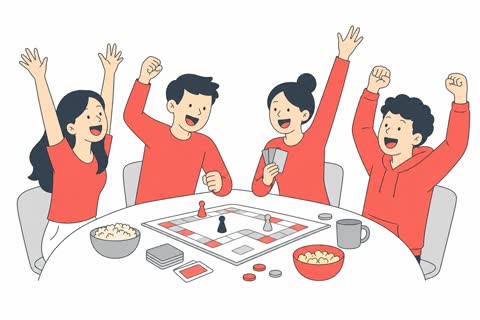 ゲームで盛り上がる