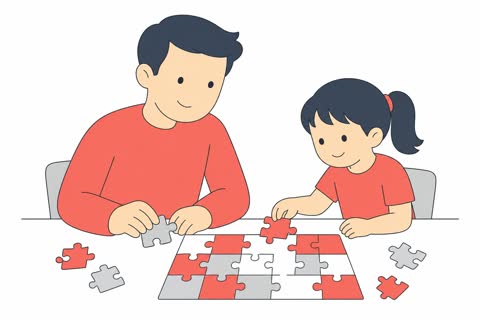 パズルする