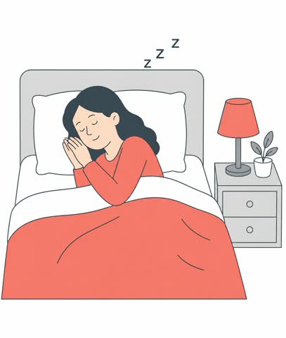 眠る
