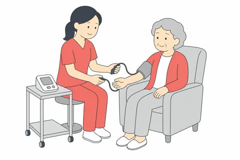 血圧を測る