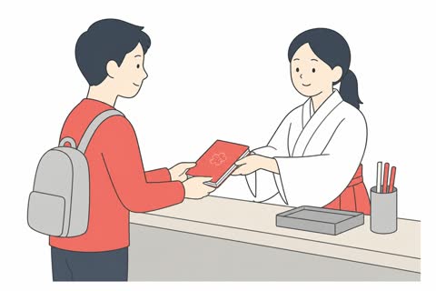 御朱印をもらう