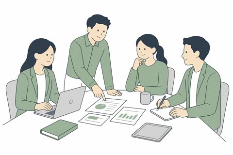 会議する