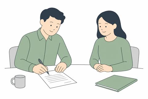 契約する