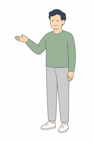 案内する