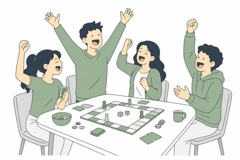 ゲームで盛り上がる