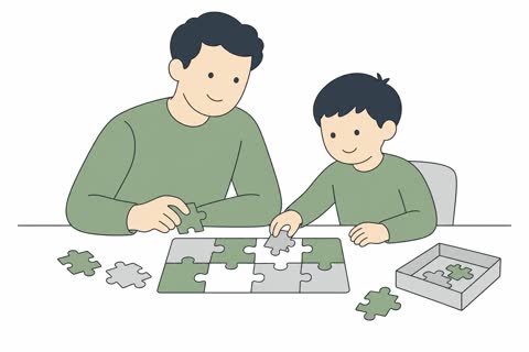 パズルする