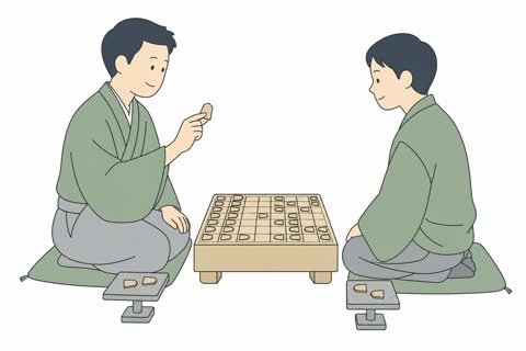 将棋を指す