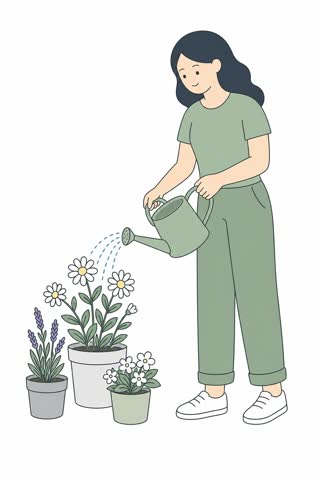 ガーデニングする