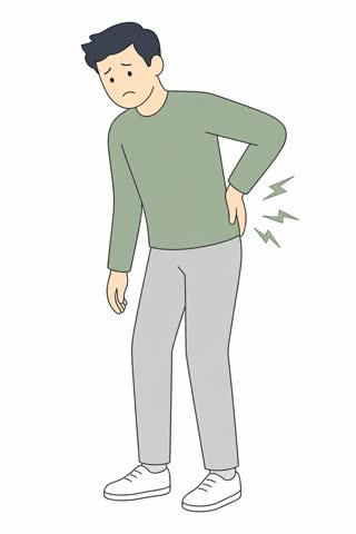 腰が痛い