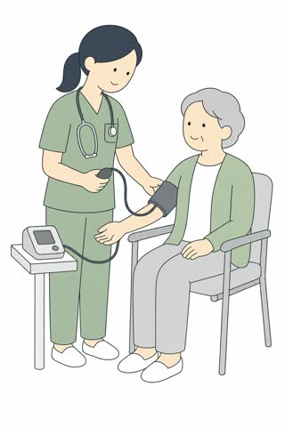 血圧を測る