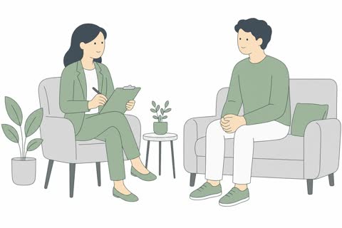 問診する