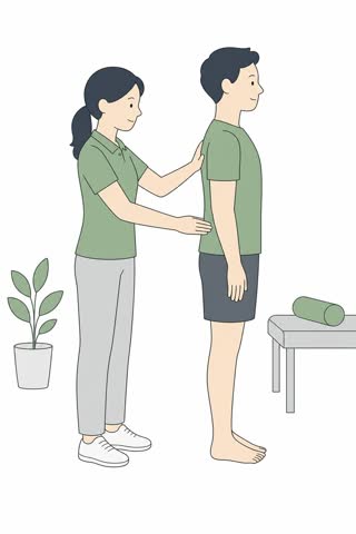 姿勢をチェックする