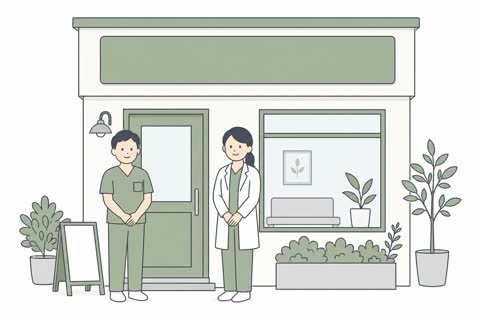 治療院の外観