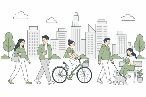 都市のスカイライン