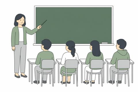授業する