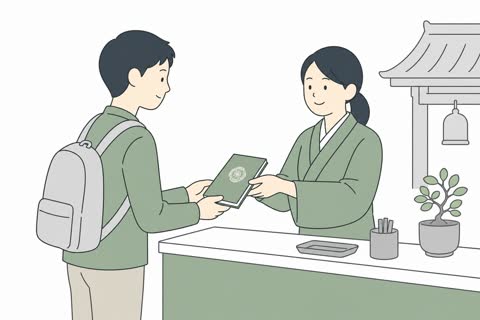 御朱印をもらう