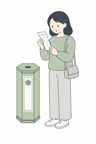 おみくじを引く