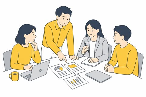 会議する