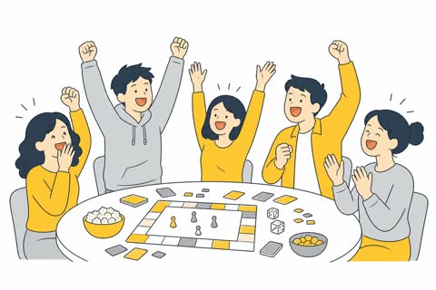 ゲームで盛り上がる