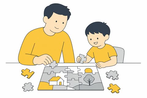 パズルする