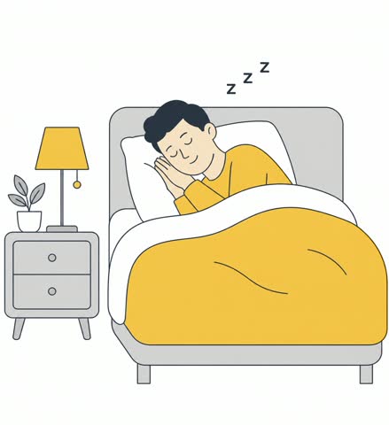 眠る