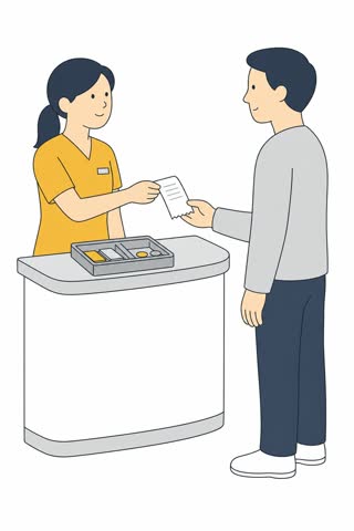 お会計する