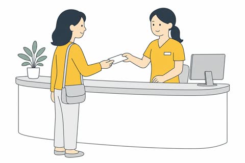 受付する