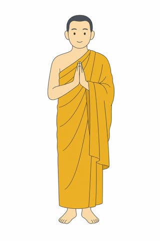合掌する